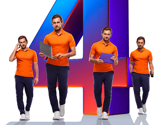 Великолепная четверка Ростелеком в&nbsp;деревня Большая Рябцева (Орловская область)